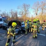 Zderzenie dwóch aut w Staświnach. Jedna osoba trafiła do szpitala (1)