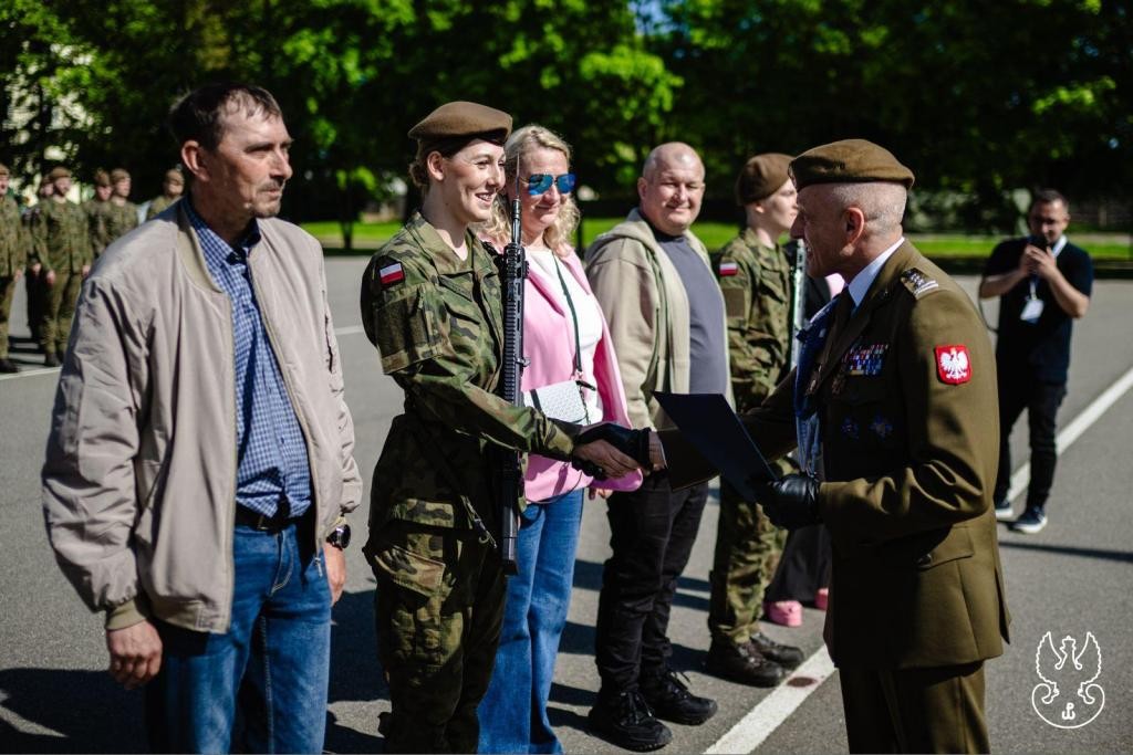Uroczysta przysięga żołnierzy 4 Warmińsko-Mazurskiej Brygady OT