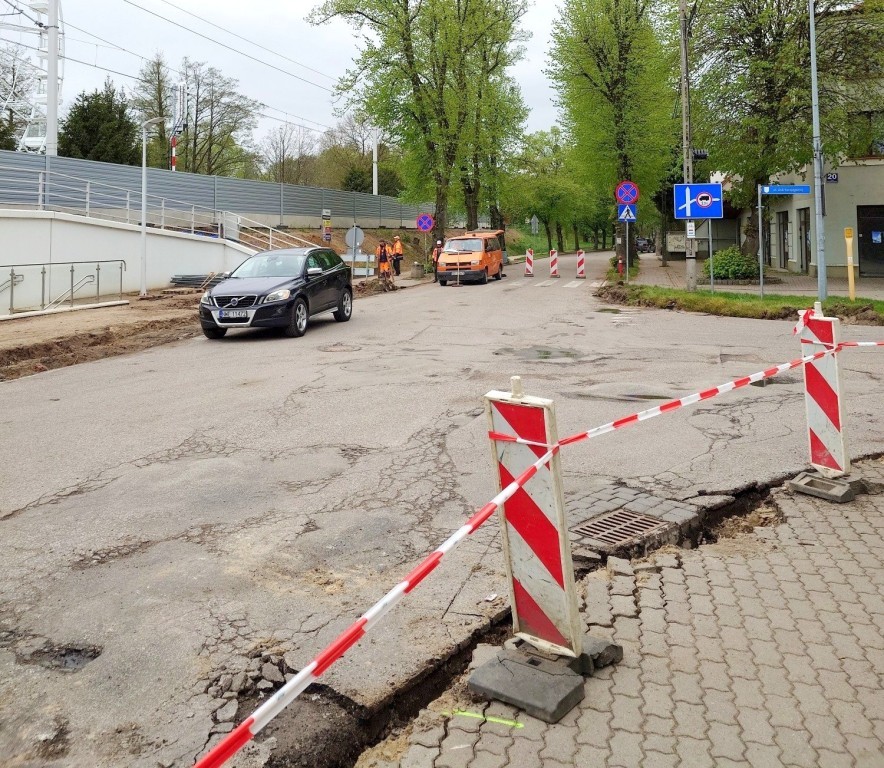 Uwaga kierowcy! Zamknięte skrzyżowanie ulic Kolejowa i Unii Europejskiej w Giżycku