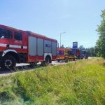 14-letni rowerzysta potrącony na przejściu dla pieszych. Trafił do szpitala śmigłowcem (2)