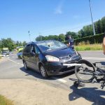 14-letni rowerzysta potrącony na przejściu dla pieszych. Trafił do szpitala śmigłowcem (3)