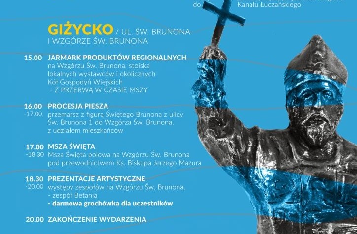 Jarmark Świętego Brunona w Giżycku. Będzie procesja wodna, msza i regionalne stoiska