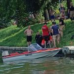Dwie dramatyczne akcje ratunkowe w Giżycku. 15-latek pomógł uratować tonącego mężczyznę (1)