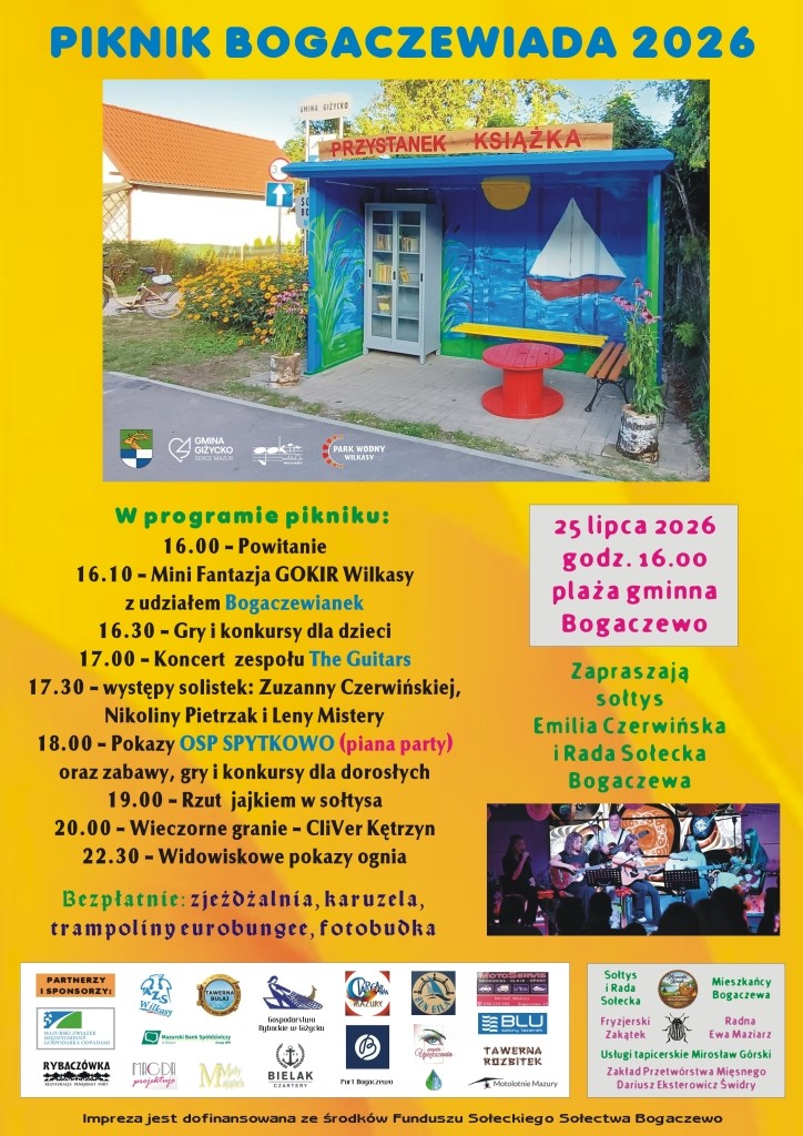 Piknik Bogaczewiada 2026 już 25 lipca. Koncerty, konkursy i atrakcje dla całych rodzin