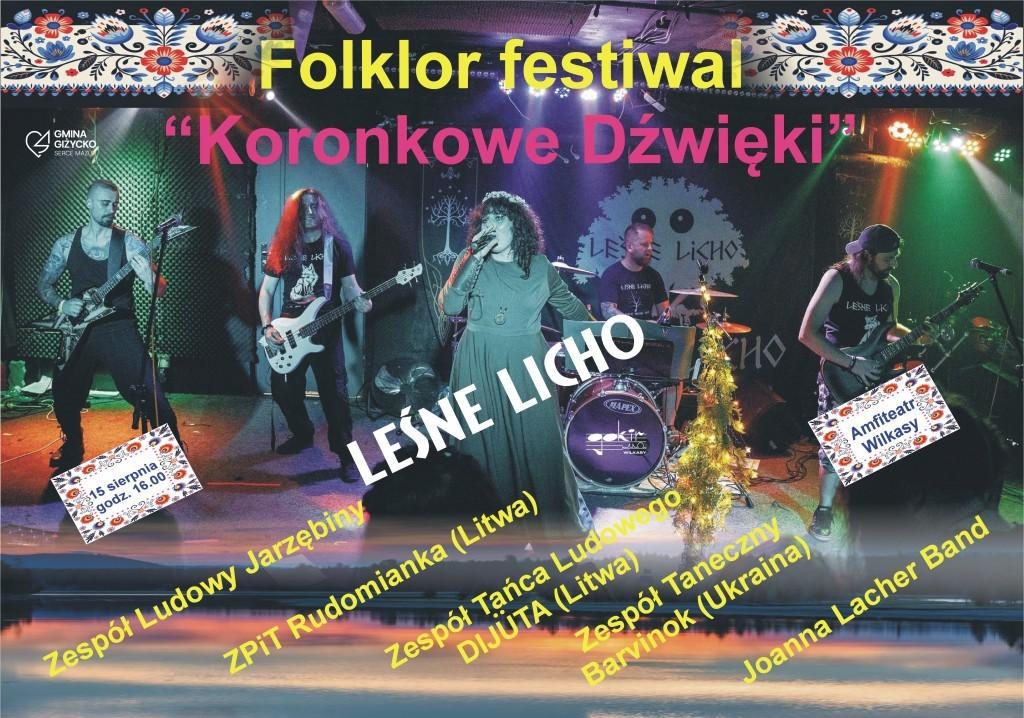 „Koronkowe Dźwięki” już 15 sierpnia w Wilkasach. Folklor z Polski, Litwy i Ukrainy