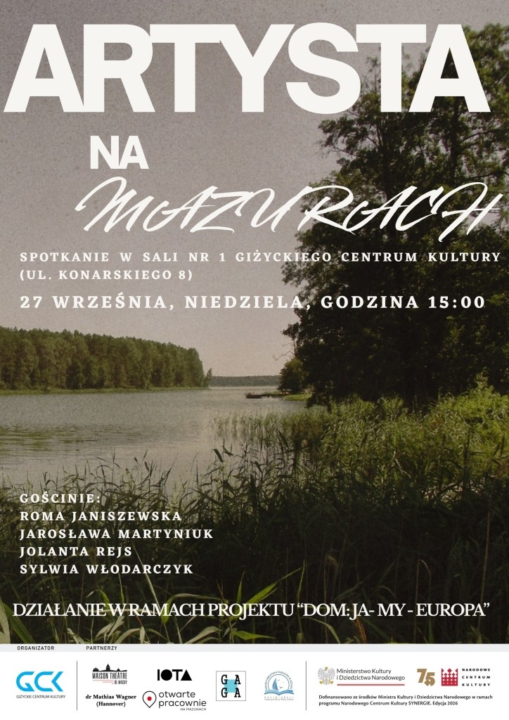 „Artysta na Mazurach”. Spotkanie z twórcami w Giżyckim Centrum Kultury