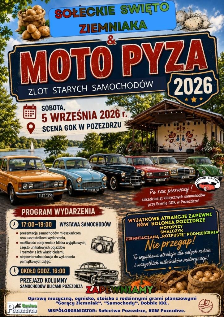 Klasyczne samochody przejadą ulicami Pozezdrza. W sobotę Moto Pyza i Święto Ziemniaka