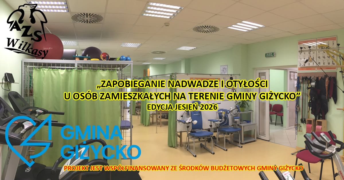 Zabiegi i zajęcia ruchowe dla mieszkańców gminy Giżycko. W listopadzie rusza nabór